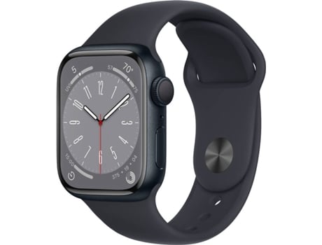 APPLE Watch Series 8 GPS 41 mm Medianoche con Correa Deportiva Medianoche