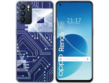 Carcasa Oppo Reno 6 5G TUMUNDOSMARTPHONE Circuito Multicolor