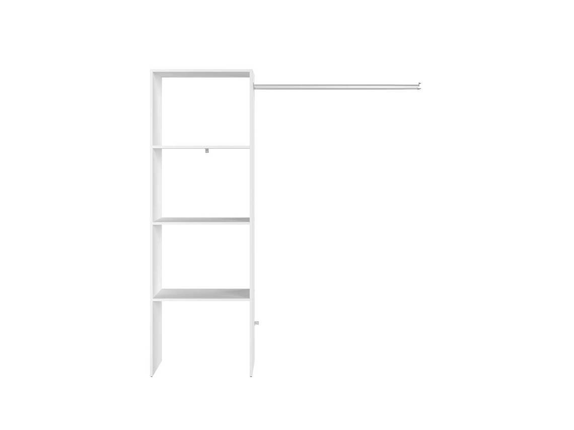 Guardarropa CONCEPT U Elysee (Blanco - Madera Aglomerada - 160x40x180 cm)