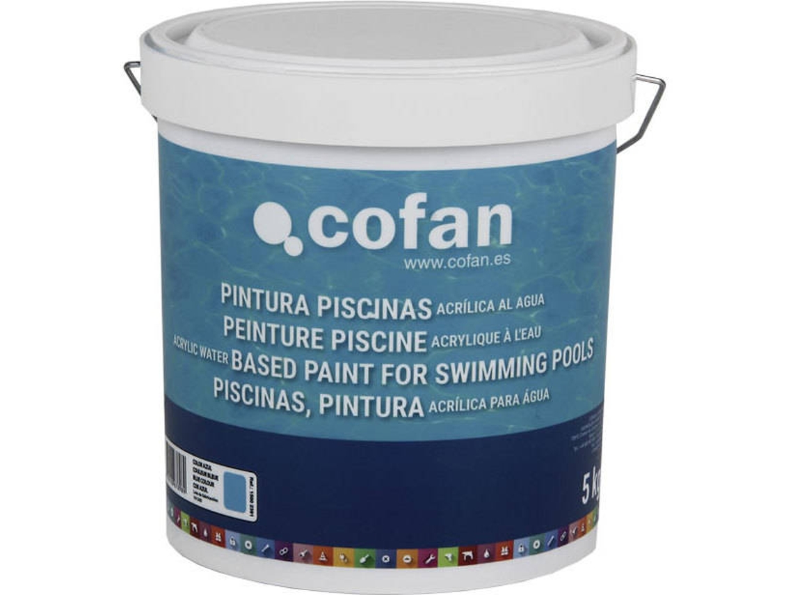 Pintura para Piscinas al Agua Azul COFAN (5 Kg)