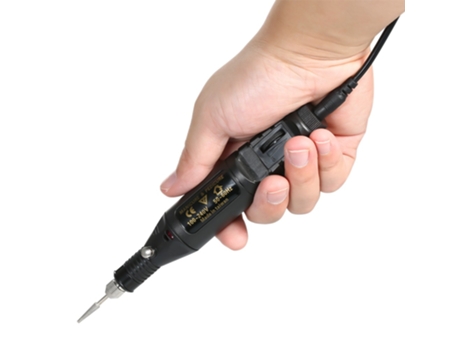 Mini herramienta de taladro amoladora eléctrica, pluma de grabado rotativa de velocidad Variable, juego de herramientas de tallado para pulido y fr...