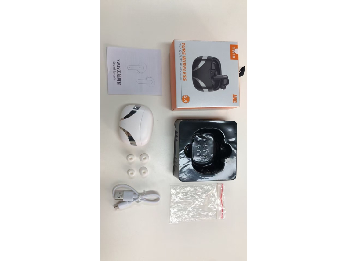 Fones De Ouvido Sem Fio Bt5.4 Com Microfone Redução De Ruído Áudio Estojo De Carregamento Leve À Prova De Suor
