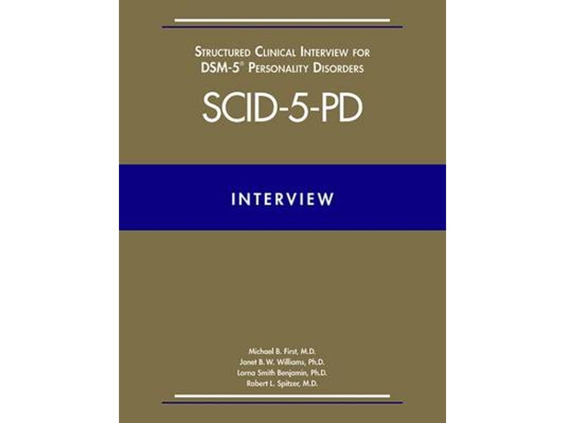 Libro Structured Clinical Interview for DSM-5 Personality Disorders de Michael B First, Robert L Spitzer et al. (Inglés)