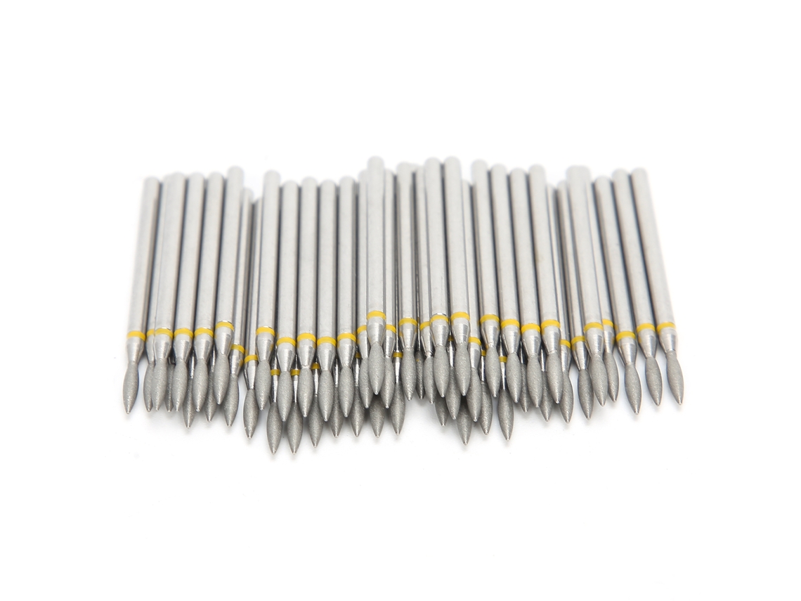 50 Brocas Profesionales Para Limar Uñas Con Diámetro De 2,35 Mm, Accesorio Para Manicura Xf-1.8mm