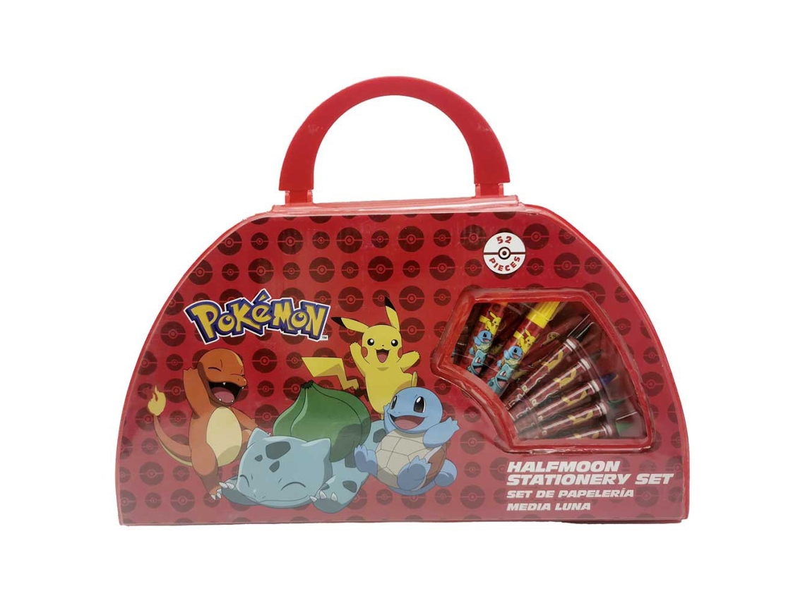 52 Set Arte Set Estilo de Pasta na Caixa Vermelhopokemon
