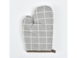Guantes De Cocina Resistentes Al Calor De Algodón Reciclado Con Silicona Antideslizante Para Hornear Y Cocinar (rejilla Gris)