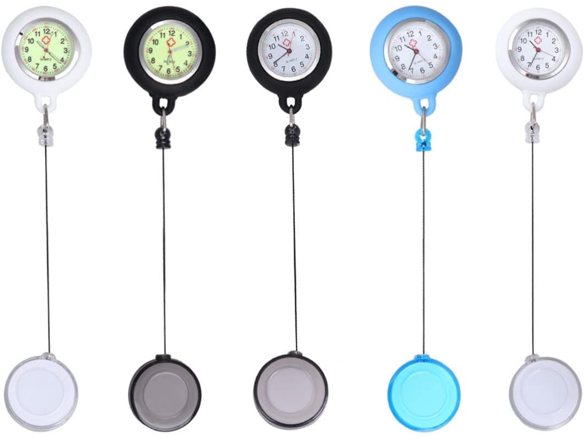 Reloj Bolsillo Hombre Luminoso Mujer Colgar Clip