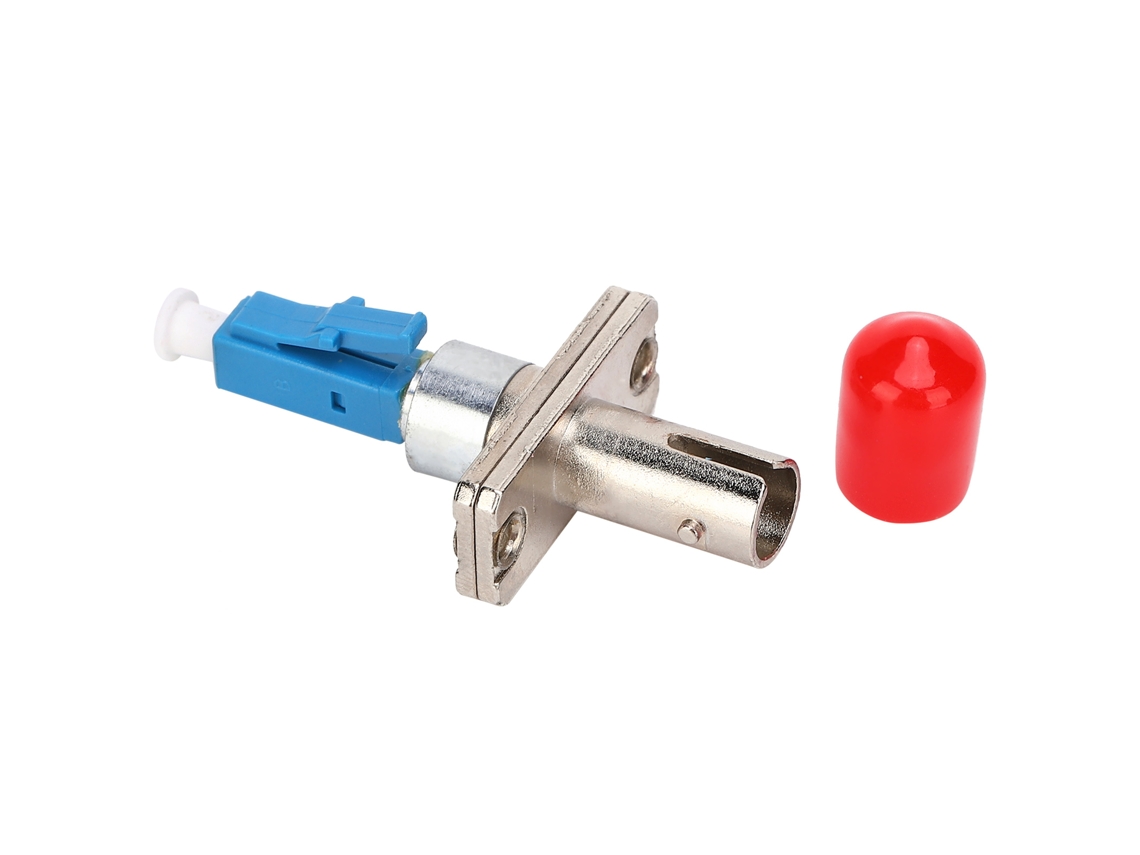 Adaptador De Fibra Óptica Lc Macho A St Hembra, Conector Convertidor Monomodo