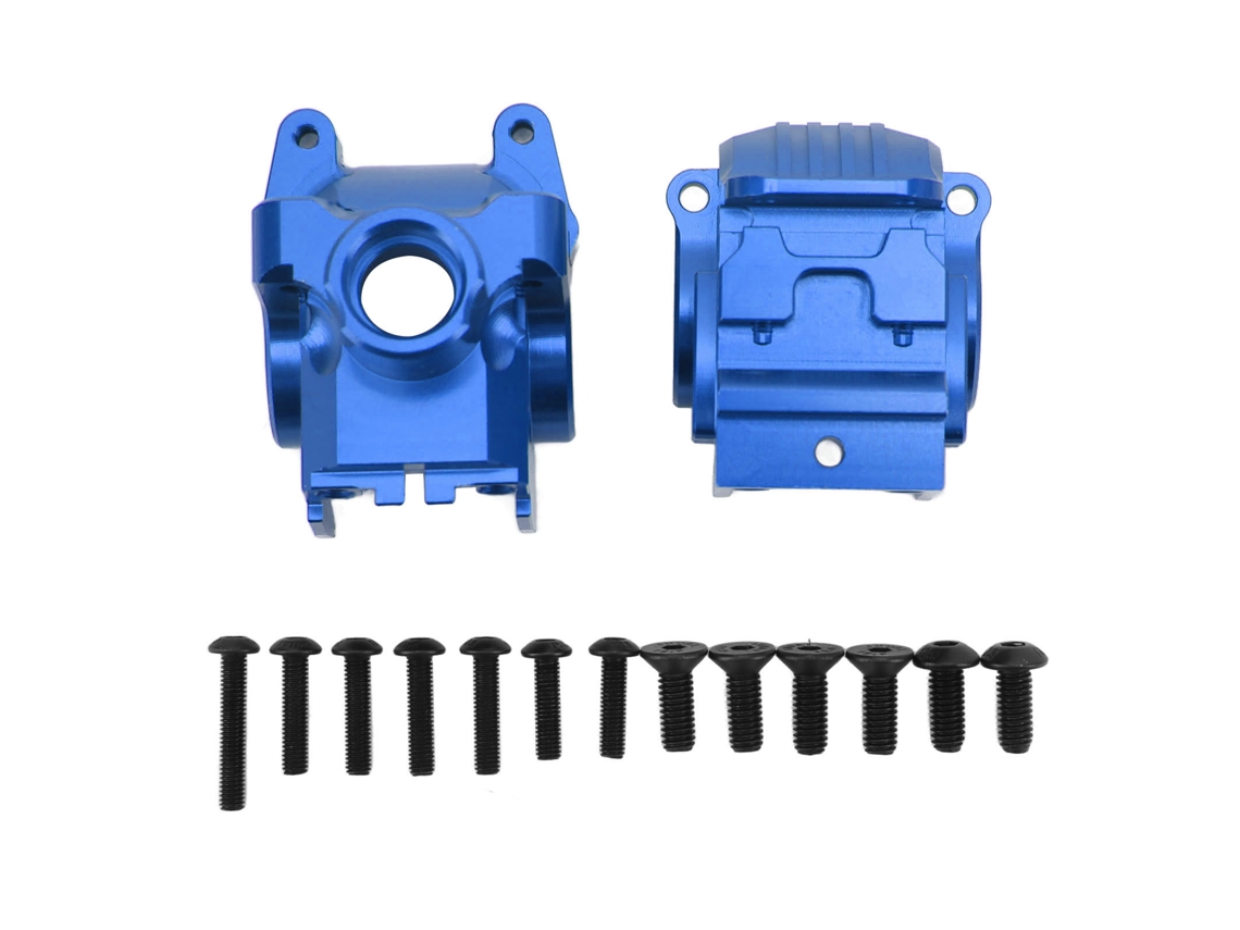 Cubo Diferencial De Caja De Cambios Delantera 6881 En Aluminio Para Traxxas Rustler Hoss Slash Stampede 4wd Azul Oscuro