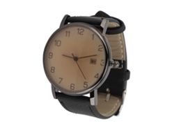 Reloj Analógico De Cuarzo Para Hombre Con Fecha, Correa De Piel Sintética, Cristal Mineral, Ultrafino.