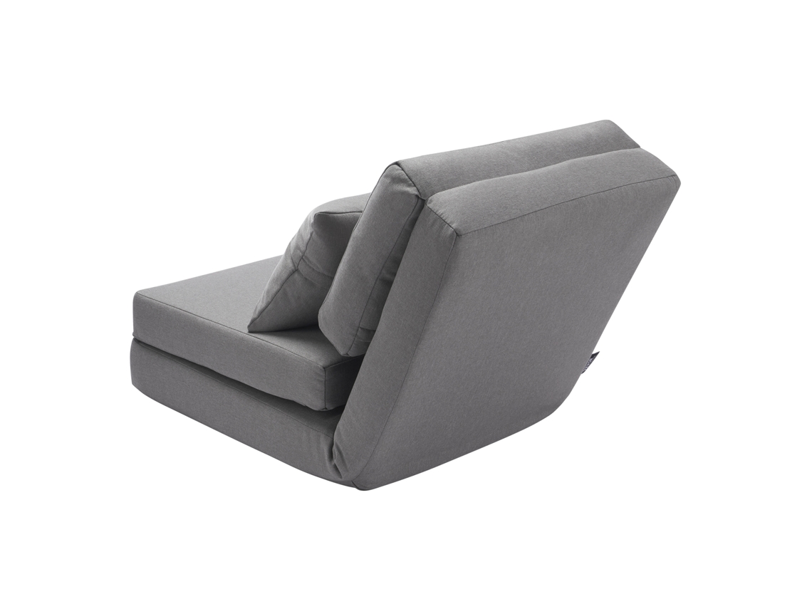 Silla de piso ajustable Succebuy de 5 posiciones para dormitorio (gris)