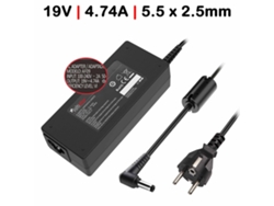 Cargador para portátil Asus/Toshiba de 19 V, 4,74 A y 90 W compatible