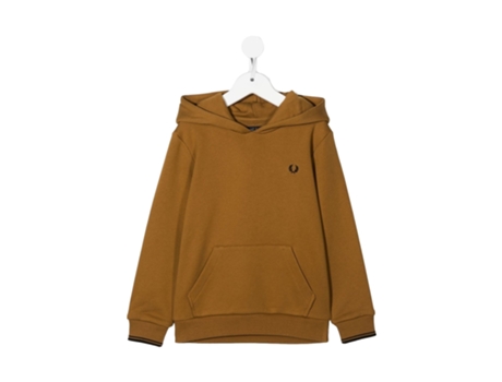 Sudadera de Hombre FRED PERRY Tipped Sintetico Marrón (XL)