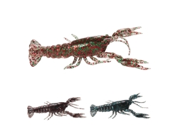 Señuelo Artificial De Langosta/camarón De 12 Cm/19 G, Lijado Para Pesca, Con Acción Realista Y Material Duradero.
