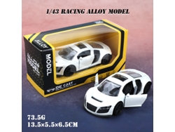 Coche De Carreras De Aleación Realista A Escala 1/43 Con Mecanismo De Retroceso, Juguete Para Niños.