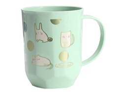 EIOORORRIY Caneca Para Escova De Dente Inquebrável Com Desenho De Gatos Cartoons