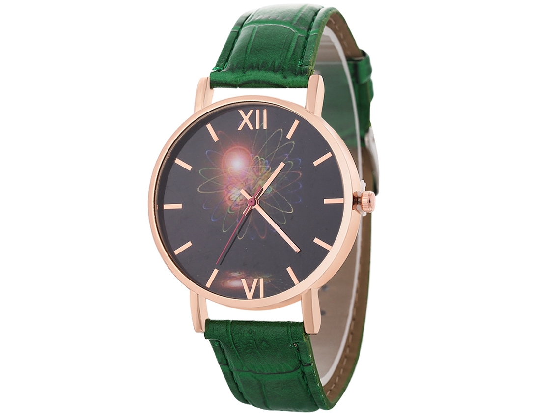 Reloj De Pulsera Analógico De Aleación Con Esfera Redonda Y Movimiento De Cuarzo Moderno Unisex.