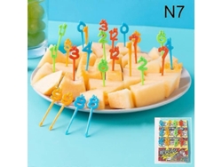 Palillos De Comida Bento Vegetable Cute Mini Para Niños, Tenedores De Fruta Reutilizables Para Niños, Pp Seguro