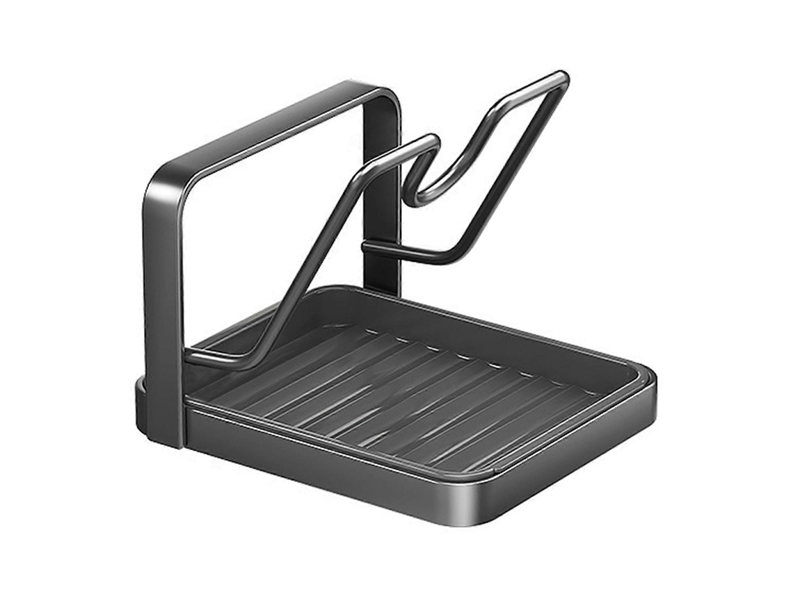 Soporte para tapas de ollas, resistente y estable, ideal para tablas de cortar.