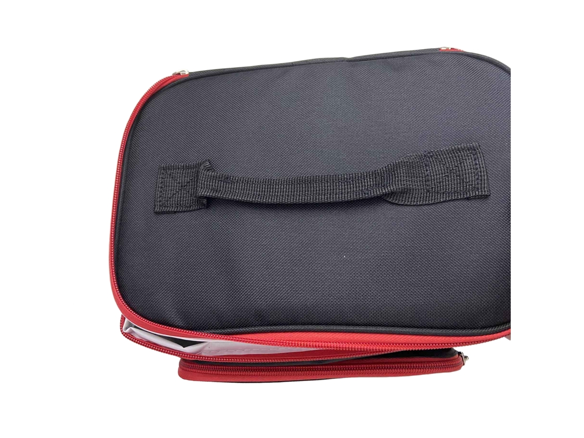 Bolsa Térmica Impermeable De Gran Capacidad Para El Almuerzo, Ideal Para Acampar, El Trabajo, La Escuela Y Picnics - Negra