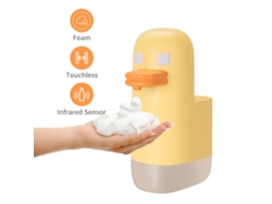 Dispensador De Sabão Em Espuma Automático Sem Contato Pato Fofo 350ml Usb Para Cozinha Banheiro Hotel