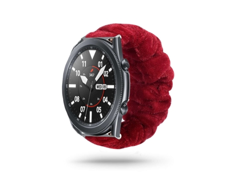 Correa Huawei Watch Gt 3 Pro 46Mm Pulsera Scrunchie Rojo