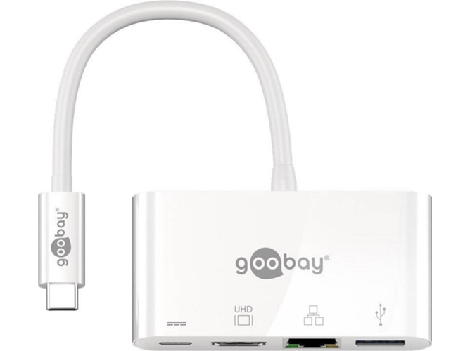 Adaptador HDMI GOOBAY (HDMI - HDMI - Blanco)