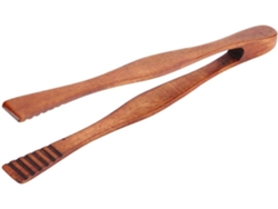 KOFIHETY Perfecto para fiestas: pinzas de madera multiusos, elegantes utensilios de cocina para reuniones memorables, agarre ultra cómodo de 26 cm, no tóxicos.