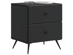 Maison Exclusive - Armario De Noche Negro 43 X 34,5 X 47,5 Cm Madera De Ingeniería