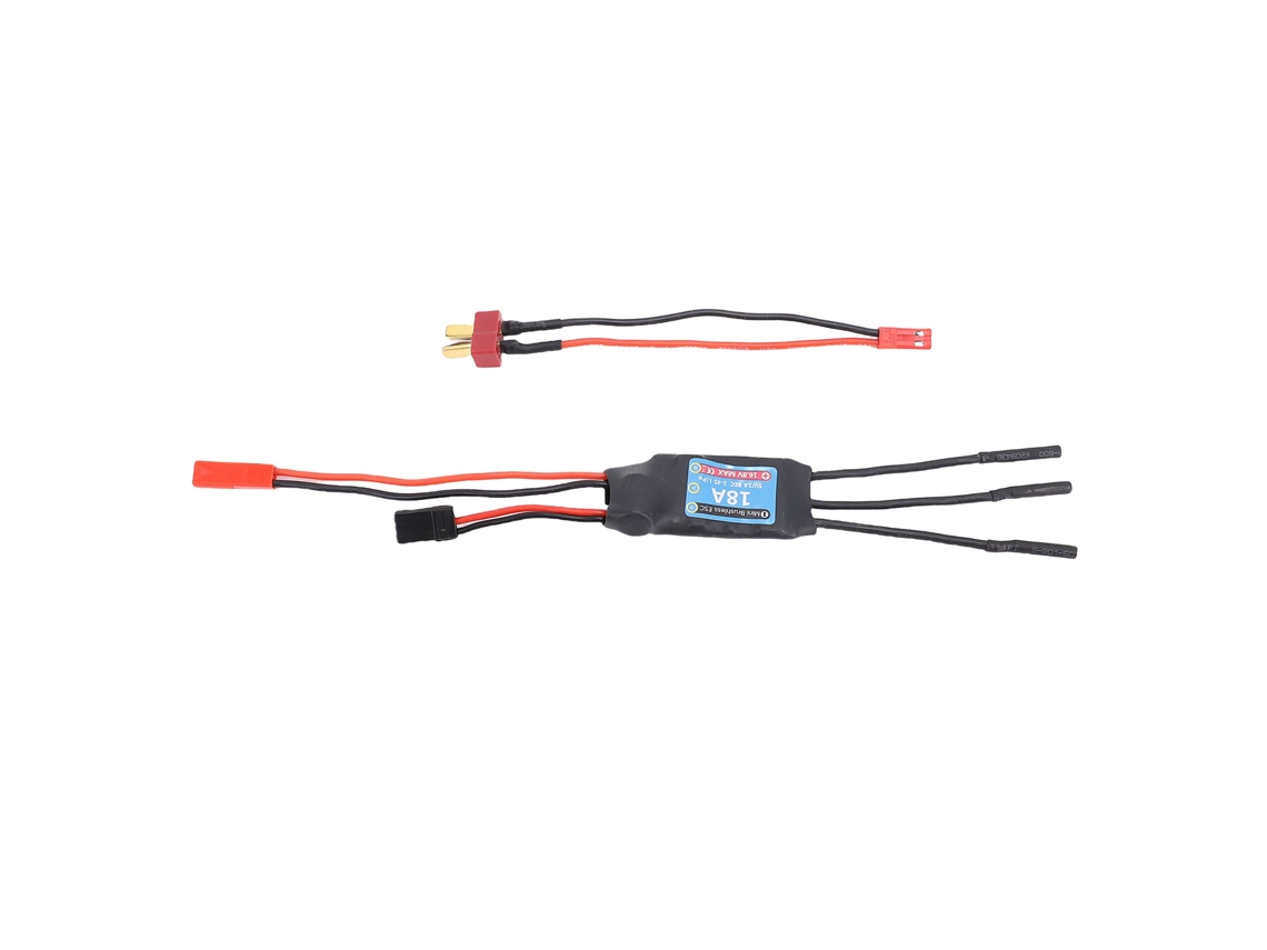 Controlador Electrónico De Velocidad (esc) Sin Escobillas De 18 A Para Coches Rc A Escala 1/24 Y 1/28, Batería De 2-4s, Con Cable De Conexión.