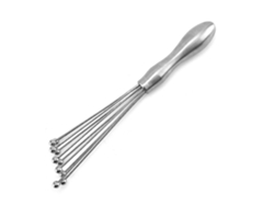 Whisk De Acero Inoxidable Para Chefs Profesionales Ideal Para Mezclar, Batir, Remover Y Airear 10 Pulgadas