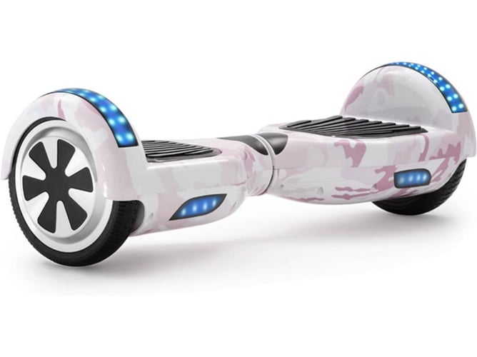 Hoverboard E-RIDES 6.5AL-9 camo-de-rosa (Autonomía: 1 h | Velocidad Máx: 12 km/h)