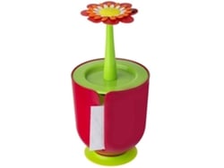 Soporte para Papel de Baño VIGAR Flower Power (Polipropileno - Verde, Rojo)