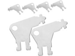 Juego de 6 llaves de repuesto para dispensadores de toallas de papel, compatibles con mantenimiento comercial. Slowmoose