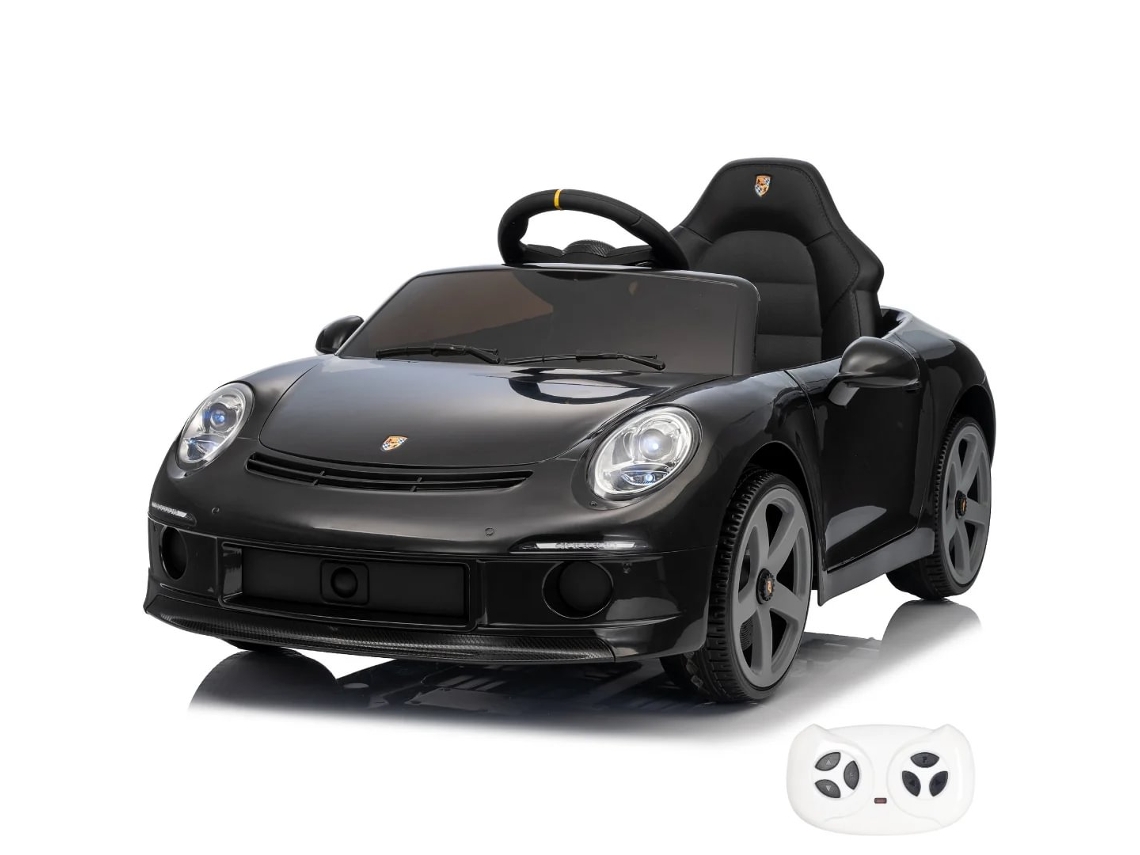 Vehículo Eléctrico Para Niños - Ruf Gt 12v - 1 A 5 Años - Negro
