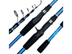 Caña De Pescar, Pesca Mar, Telescópica, Mini 1,8/2,1/2,4 M, Viaje, Para Bastcasting, 3-30 G, Ultraligera, C...