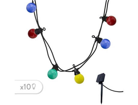 Guirnalda solar LUMI JARDIN Party Guinguette Solar (0.4W - Goma)