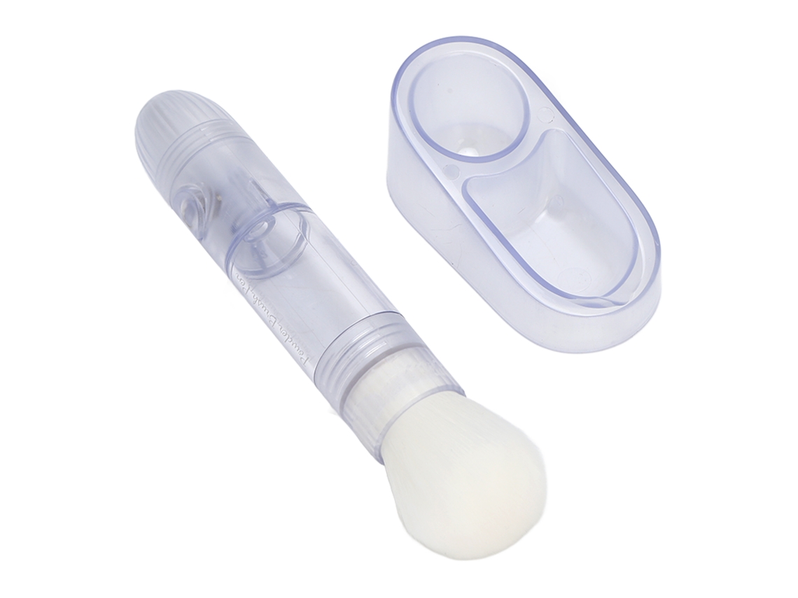 Cepillo multifuncional 2 en 1 para polvo de uñas con mango cómodo para eliminar polvo y partículas sueltas.