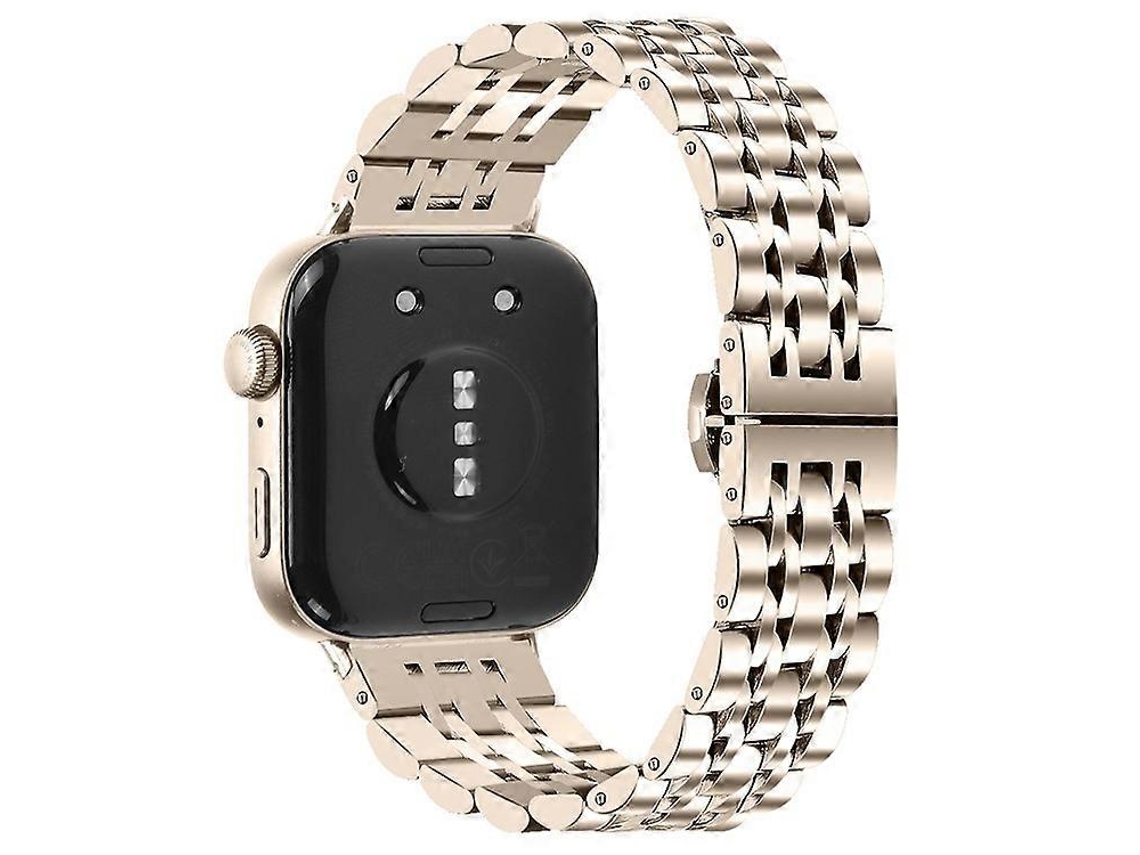 Correa de reloj compatible con Huawei Watch Fit 3, correa de malla metálica y acero inoxidable 316L Vledary