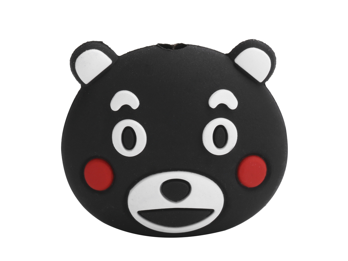 Protector De Cable De Datos Para Teléfono Móvil De Plástico Negro Con Diseño De Dibujos Animados/frutas