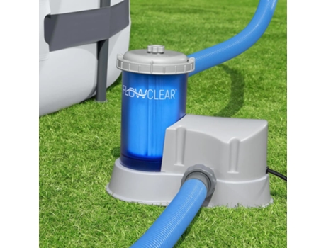 Depuradora de cartucho transparente Flowclear BESTWAY