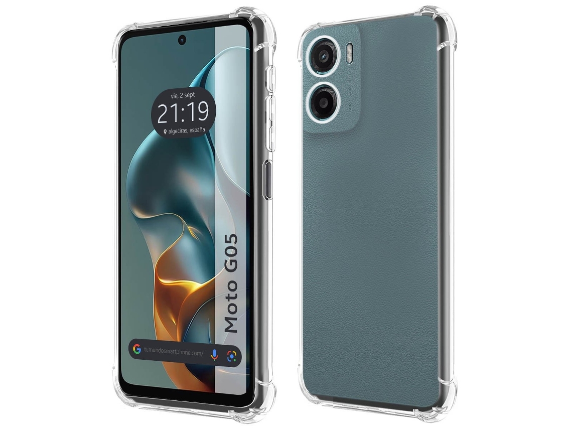 Funda Antichoque Para Motorola Moto G05 / E15 Tumundosmartphone Silicona Transparente