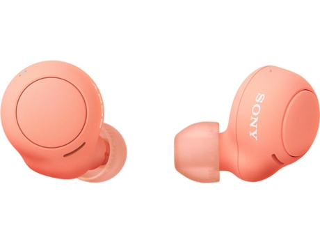 Auriculares Bluetooth True Wireless SONY WF C500 (In Ear - Micrófono - Naranja)