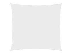 Maison Exclusive - Toldo De Vela Cuadrado Tela Oxford Blanco 5x5 M