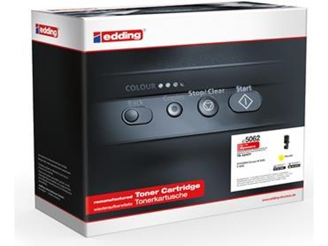 Cartucho de tóner Edd 5062 (1 unidad), compatible, amarillo (18 5062) Edding (e)