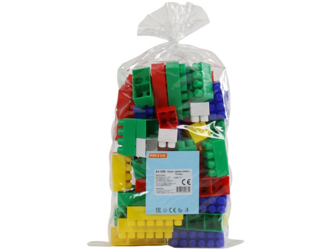 Blocs de Construcción POLESIE Set 72 Unidades (Edad Mínima Recomendada: 12 meses)
