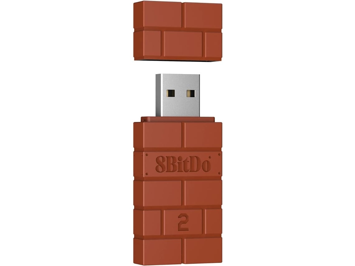 Adaptador inalámbrico USB 8BITDO (Multipropósito - Marrón)