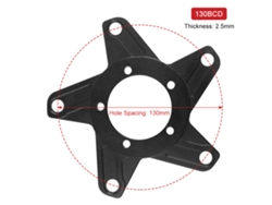 Adaptador De Engranajes Para Motor De Bicicleta Eléctrica Bafang Bbs01 Bbs02 De Tamaño Mediano, Fabricado En Aleación De Aluminio.