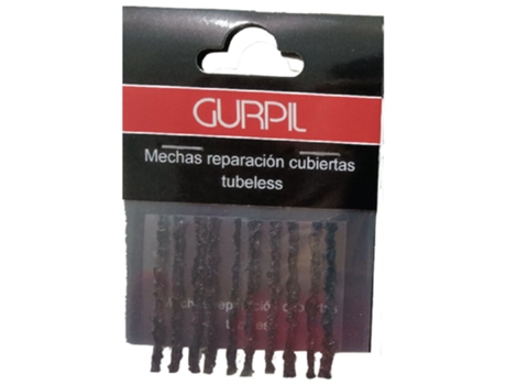 Mechas Tubeless 10 Unidades Preto 3.5 Mmgurpil