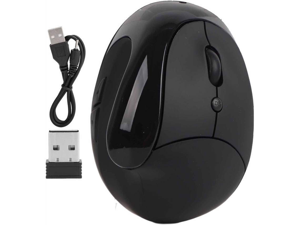 Ratón óptico vertical, tercera generación, inalámbrico, ergonómico para usuarios diestros. SFUSHOS